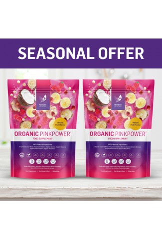 Seasonal offer - x2 Organic Pink Power - Normal SRP £93.08